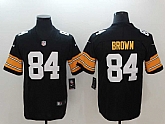 Nike Steelers 84 Antonio Brown Black Alternate Vapor Untouchable Limited Jersey,baseball caps,new era cap wholesale,wholesale hats